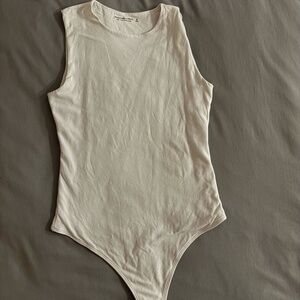 Abercrombie And Fitch Soft Collection Body Suit Size, WHITE
